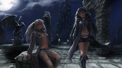 Night Stars dark statues Shorts gloves sitting coat Castles 