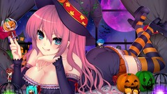 Night Stars room moon windows ass dress hats Sweets Halloween 