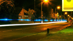 Night streets lights effects