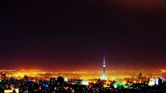 Night Teheran Milad Tower-Tehran