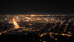 Night Twin Peaks skyline cityscapes nightlights