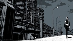 Night woman crossroads futurepop