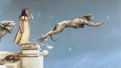 Nightgown Michael Parkes Gargoyles