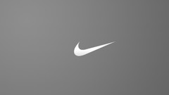 Nike brands logos just do it sports wear minimalistic greyscale
