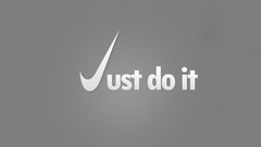 Nike just do it minimalistic