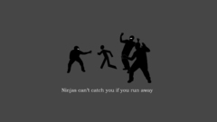 Ninjas cant catch you