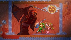 Nintendo link Swords the legend of zelda mural artwork digital 