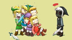 Nintendo link the legend of zelda video games Dark Link four 