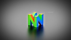Nintendo logos minimalistic n64