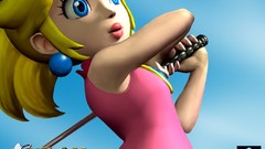 Nintendo princess peach Nintendo GameCube Mario Golf: Toadstool 