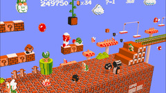 Nintendo Super Mario voxels