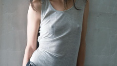 Nipples woman belts Michelle