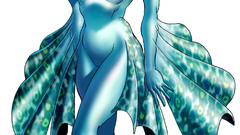 Nude blue skin illustrations