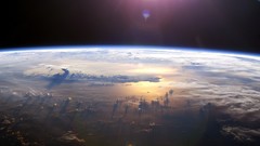 Ocean abstract Earth 3d pacific ocean outer space skyscapes