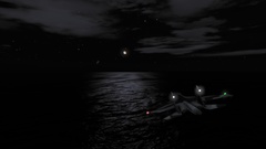 Ocean Aircraft moon fighters military bomber nighttime arma 2 