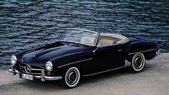 Ocean cars vintage Mercedes-Benz old fashion