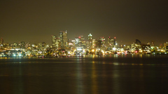 Ocean cityscapes night architecture