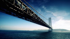 Ocean clouds architecture Bridges