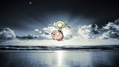 Ocean clouds Invader Zim