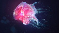 Ocean jellyfish motion justin maller fantasy art