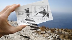 Ocean mickey mouse killer whales skyscapes Disney Company 