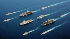 Ocean Navy aircraft carriers.