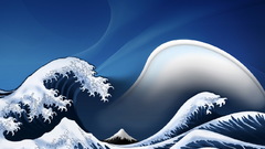 Ocean waves digital art