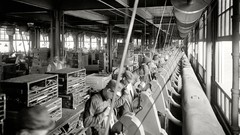 Ohio machinery USA worker historic factories grayscale Amin 