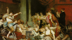 Oil huge canvas harem cormon ferdnand