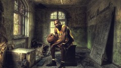 Old abandoned castle baskets legend los angeles lakers kobe 