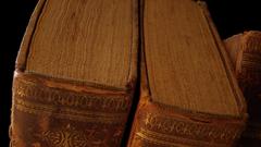 Old Books black background