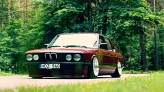 old car Car BMW BMW E28 BMW 5 Series vehicle red cars