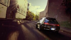 old car Car Sports Car evening Japanese cars dutch tilt road