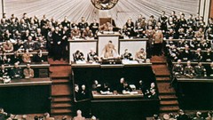 Old germany historic World War II Adolf Hitler Reichstag