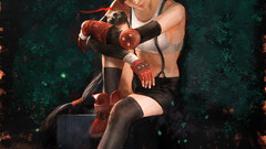 oliver wetter sitting looking at viewer artwork drawing Women