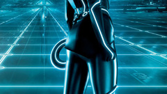 Olivia Wilde shiny Tron