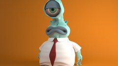 One-eyed monster graphic