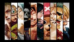 One Piece Roronoa Zoro Usopp brook monkey d luffy nami franky