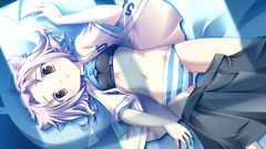 Open shirt striped lingerie