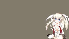 Open shirt twintails little