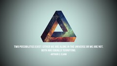 optical illusion triangle penrose triangle quote typo