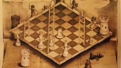 Optical illusions chess board