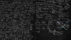 Optics desk artwork mathematical formula