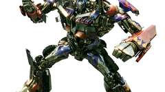 Optimus Prime attack pose
