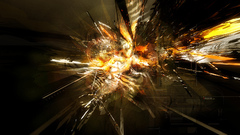 Orange abstract Food and