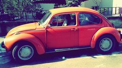 Orange beetle Volkswagen volkswagen beetle vintage cars vosvos 