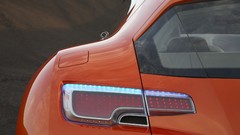 Orange cars close-up back view vehicles concept cars taillights 
