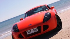 Orange cars front view Marcos TSO Marcos TSO GT