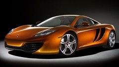 Orange cars McLaren McLaren MP4