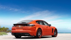 Orange cars Panamera GTR vehicles stingray